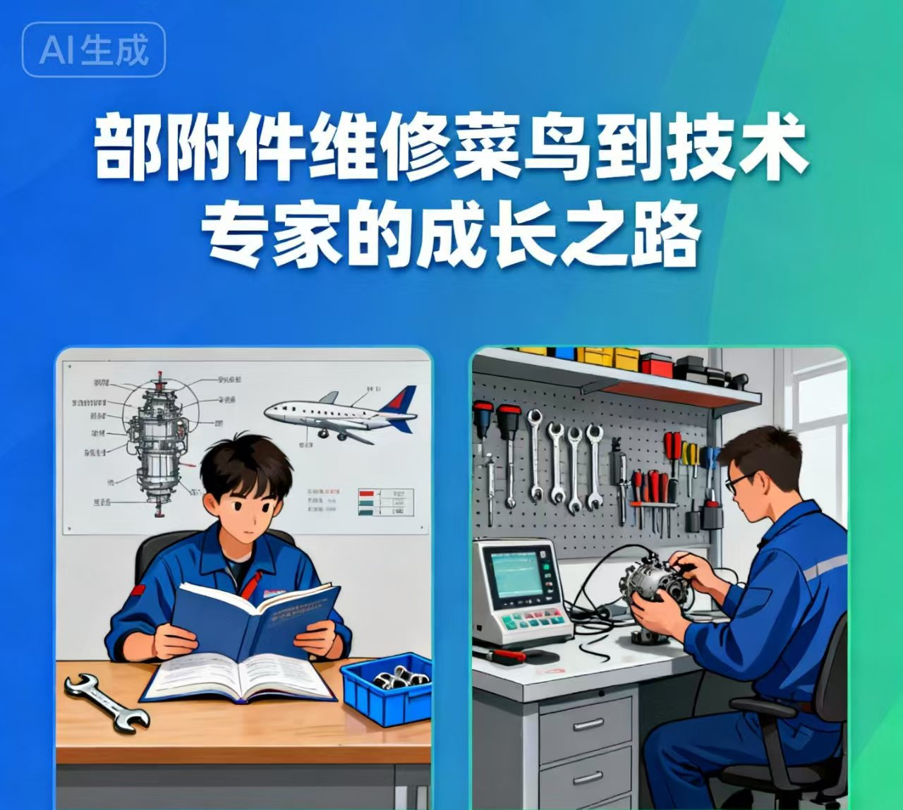 部附件维修菜鸟到技术专家的成长之路-航修札记