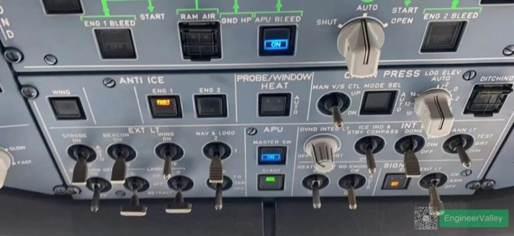 A320CEO飞机发动机防冰FAULT灯亮-航修札记